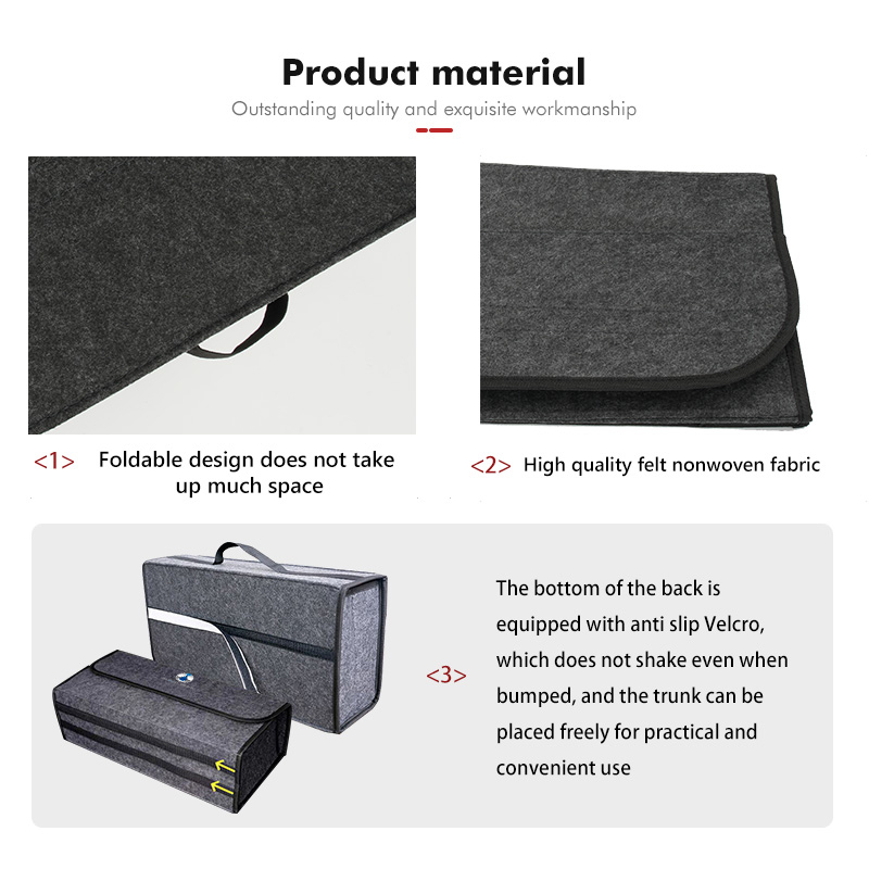 For Denza Foldable Felt Car Tr - Car Trunk Organizer Foldable Storage Box recension och pris